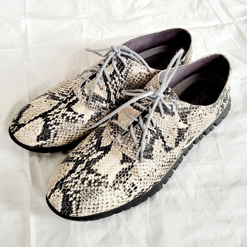 Cole Haan Zerogrand Wingtip Oxford in Roccia snake Size 9.5B